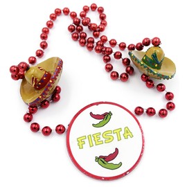 Fiesta Sombrero Mardi Gras Bead Mardi Gras Spanish Cinco de Mayo Mexico Party