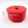 SUNDELY® Glassfiber Exhaust Pipe Heat Wrap Tape Roll Downpipe Resistant
