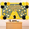 Pasimy 83 Pcs 3D Bee Bulletin Board Set Bee Hive