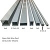 Electriduct 1" W x 1" H Open Slot Wire Duct