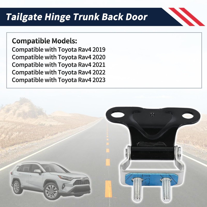 Promrmr 2 Pcs Tailgate Hinge Trunk Back Door Compatible with