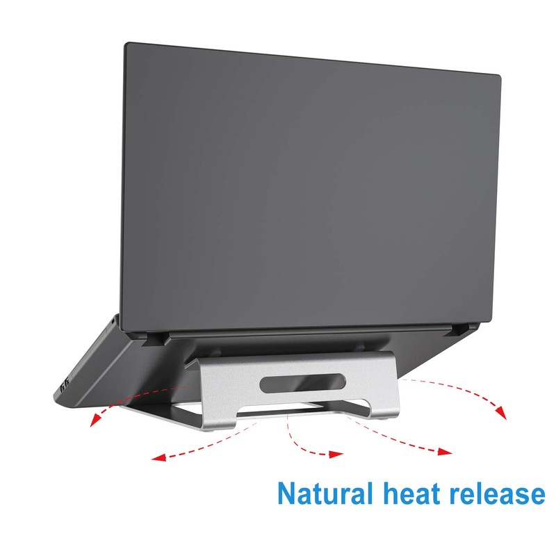HFTEK - Laptop Notebook Stand for Office and Home, Aluminium