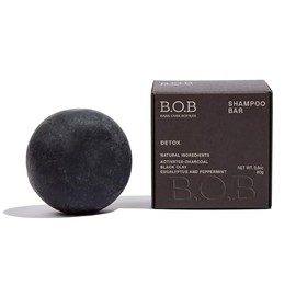 Detox Solid Shampoo Bar (6.7 oz) | Champú de limpieza profunda sin perfume | Vegano, sin sulfatos, respetuoso con el medio ambiente | Cuidado del cabe
