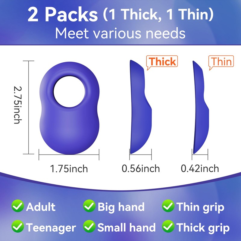 [2 Pack & 2 Size] Baseball Thumb Guard for Pro