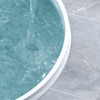 39 Inch Shower Threshold Water Dam Collapsible Bath Shower Barrier