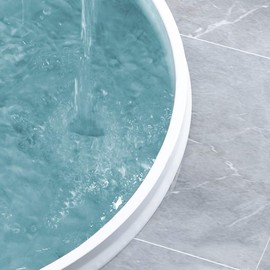 39 Inch Shower Threshold Water Dam Collapsible Bath Shower Barrier Water Stopper Retention System Dry and Wet Separation for Bathroom Kitchen and More (3.3ft)