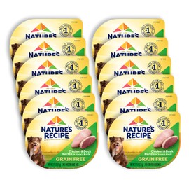 Nature's Recipe Grain Free Wet Dog Food, Chicken & Duck Recipe, 2.75 Ounce Cup (Pack of 12)