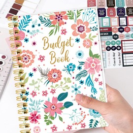 Budget Planner | Budget Organizer Planner - 9x7 Inch Monthly Finance Organizer, Expense Tracker Notebook, Undated Finance Planner for Adults