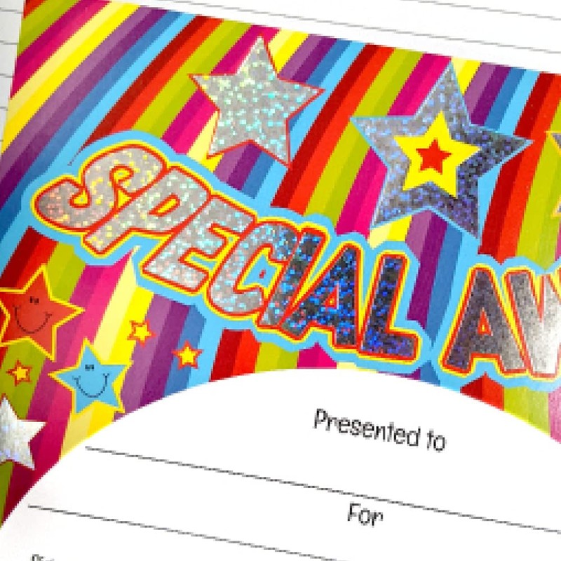 SuperStickers Special Award Sparkling Certificate, DMC14249, Multicoloured, A5