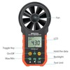 Proster Handheld Digital Anemometer - Portable Wind Speed Meter CFM