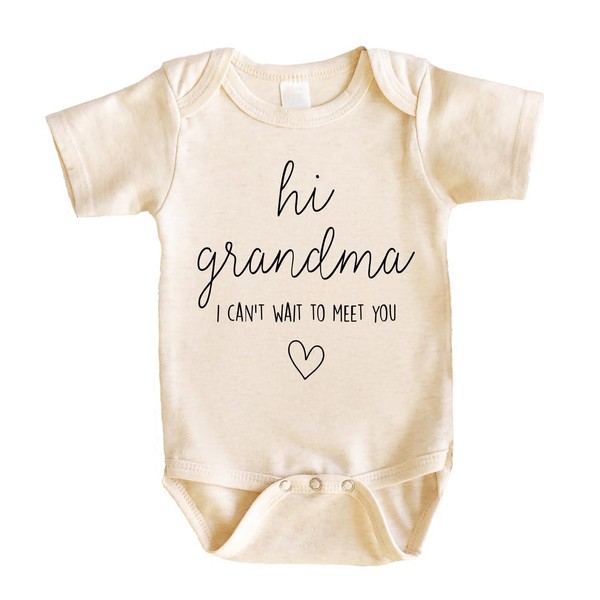 Bump and Beyond Designs Baby Pregnancy Announcement Hi Grandma I