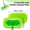 Reusable Mop Pads for Swiffer Sweeper Mop, Microfiber Washable Wet