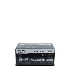 MR LUGNUT: 5 Lug - 16 LUGS, 4 Locks, 1 Key, 4 Chrome TR413, 9/16" - 18RH Thread, Acorn LUGNUT with CONICAL Seating.