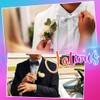 Latious Rose Wedding Boutonniere White Groom Flower Buttonholes for Men