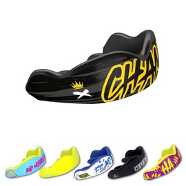 DAMAGE CONTROL High Impact Mouth Guard, Mouthguards for Sports, Boxing, Roller Derby, Hockey, Lacrosse Mouth Guard, Mouth Guards with Ultra Fit and Protection Against Shock (Adult, Champ)