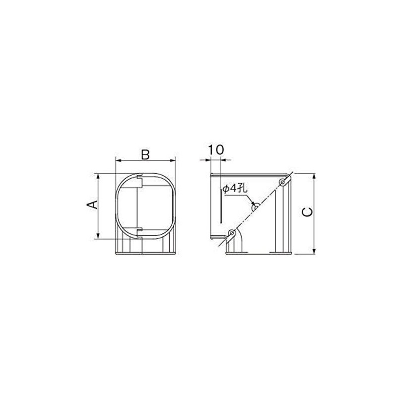 The Hare Ltd Plumbing Makeup Cover minisurimuko-na- Flat 90 ° °