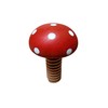 Wooden World 2 Nutcrackers Set Dark Brown and Toadstool Nutcracker