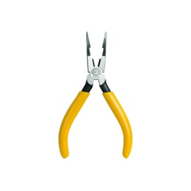 Jonard JIC-22148 Combo Crimper Long Nose Plier with Yellow Plastic Handle, 6-7/8" Length