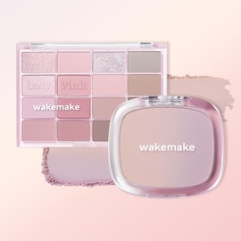 WAKEMAKE [Blurring Eye SET] WAKEMAKE Mix Blurring Volume Blusher + Soft Blurring Eye Palette