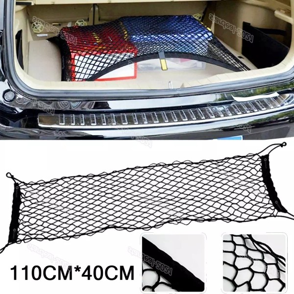 Unbranded Nylon Elastic Mesh-Net Car Trunk Cargo Holder Organizer Storage