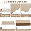 20 Pcs Book Board, Binders Board Chipboard Designer Bookboard Kraft