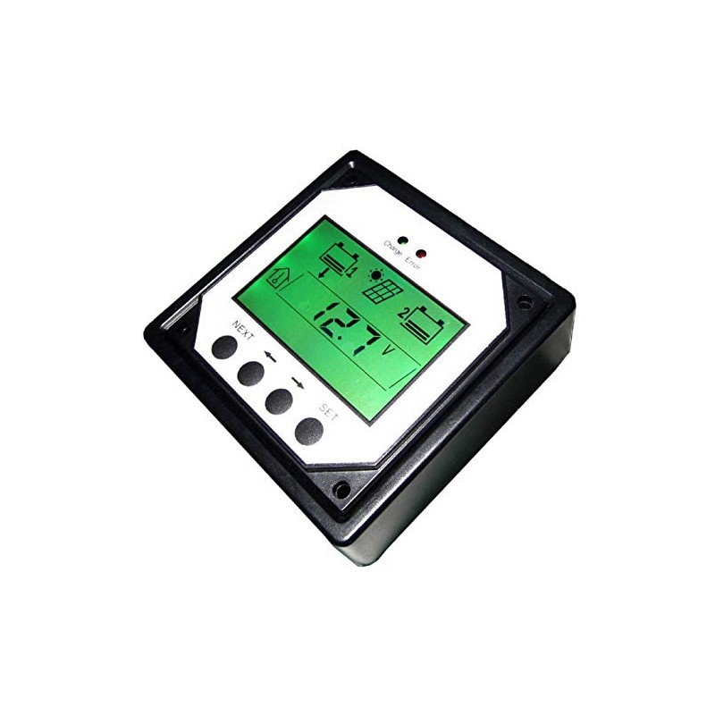 20A Dual solar charge controller optional remote display (Remote LCD)
