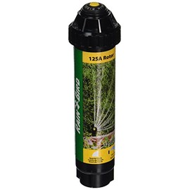 Rain Bird 12SAQ High-Efficiency Mini Rotary Pop-Up Spray, 90° Quarter Circle Pattern, 13' - 18' Spray Distance, 4" Pop-up Height