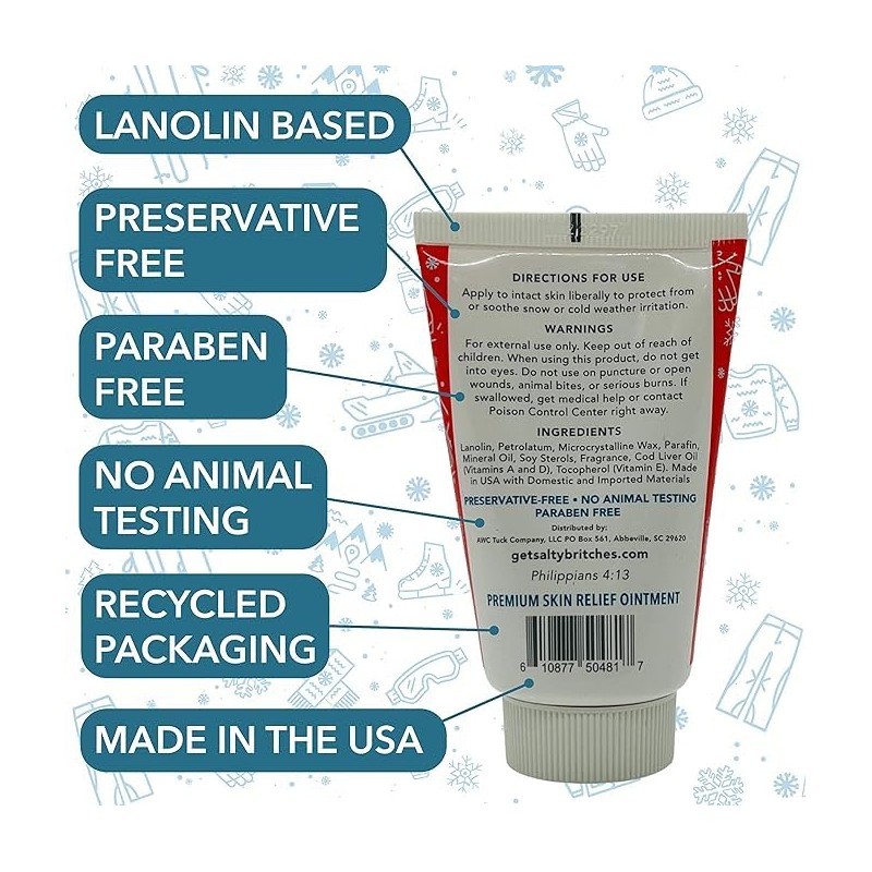 Salty Britches Chafing Ointment + Winter Ointment Bundle | Protective