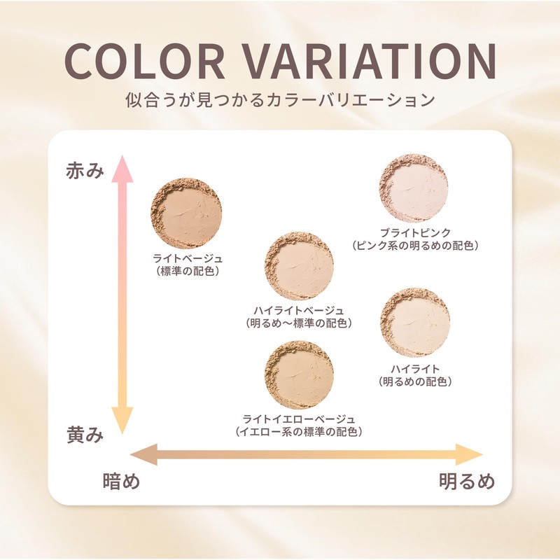 VINTORTE Silk Mineral Foundation Powder Foundation Mineral Foundation Vantelte Highlight