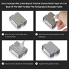 CGELE Solid State Relay SSR-25DD with Heat Sink DC to