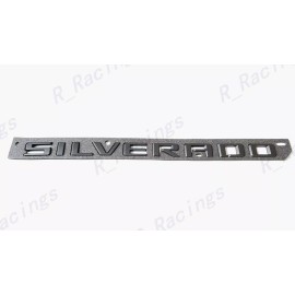 GM Auto 1PC Rear Tailgate Matte Black Silverado Emblem Letters Fit 2019-2022 Silverado