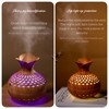 YONGYUN Bedroom Humidifier Colorful Night Light Flower Wood Grain Humidifier
