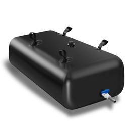 GHOSOONE 240 L/63 Gal Water Bladder Tank, Foldable Portable Water Storage Container, Emergency Water Bag for RV, Truck Bed, Fire Prevention, Drought Resistance, Black
