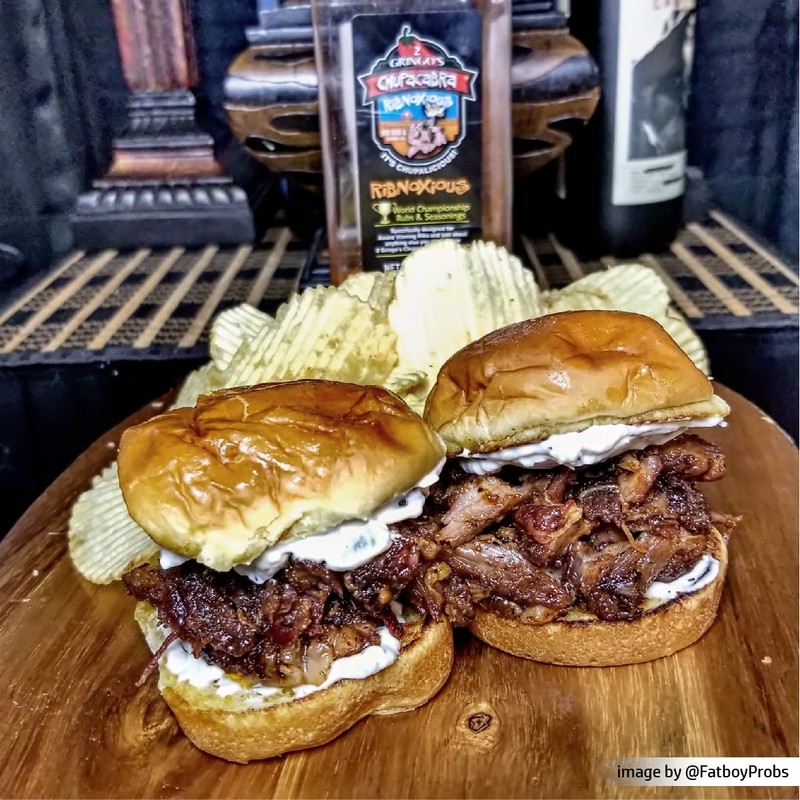 2 Gringos Chupacabra Ribnoxious Rub, 25 Ounce Bottle