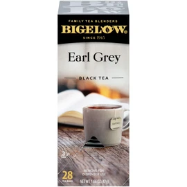 Bigelow Earl Grey Tea Bags 28-Count Box (Pack of 1) Black Tea Bags with Oil of Bergamot All Natural Gluten Free Rich in Antioxidants