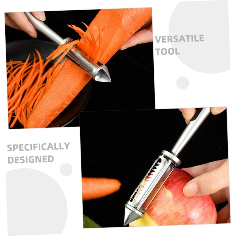 COLLBATH Multi Functional Vegetable Peeler and Grater Tool Ergonomic Kitchen