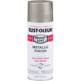 Unbranded Rust-Oleum 7715830 Stops Rust Bright Coat Metallic Spray Paint, 11 Ounce Pack