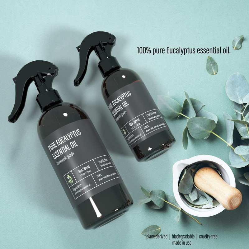 Spa Sense Pure Eucalyptus Oil Shower Mist and Steam Room