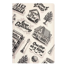 Caran d'Ache Rylsee 0454.323 A5 Blank Sketchbook in Urban Graphic Style Hard Cover (300 g/m²) 64 Pages Format A5 21 x 14.8 cm