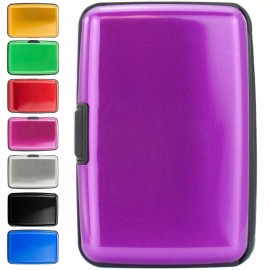 Miami CarryOn 2 PCS CarryOn RFID Wallet, Secure Aluminum Card Holder - Prevent Identity Theft