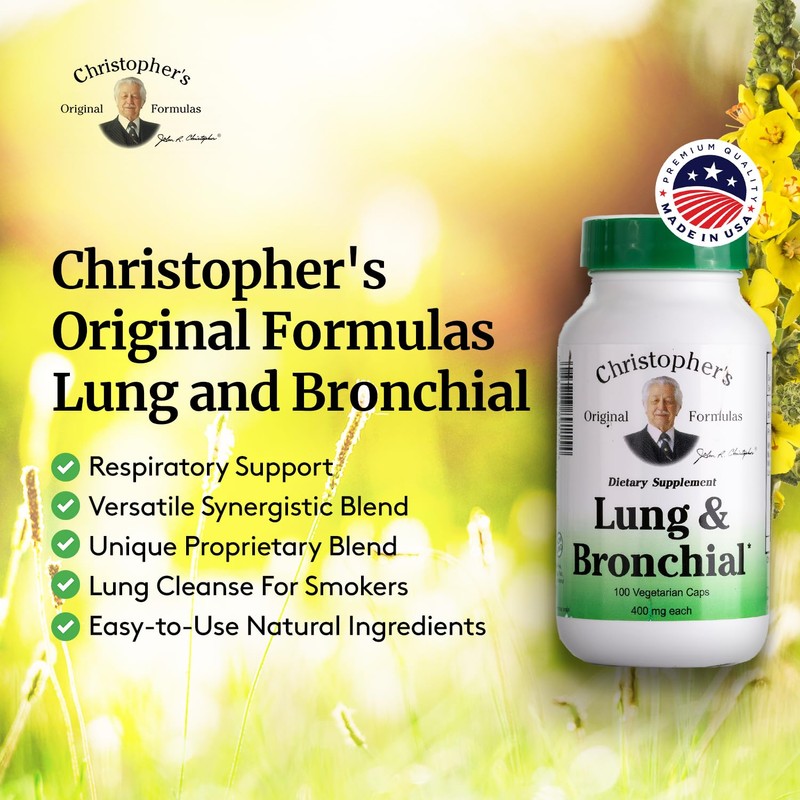Christopher's Original Formulas Lung & Bronchial Formula - Lung Cleanse