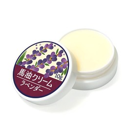 Manshodo Horse Oil Cream Warm Lavender 1.1 oz (30 g) Moisturizing Hand Cream Skin Care