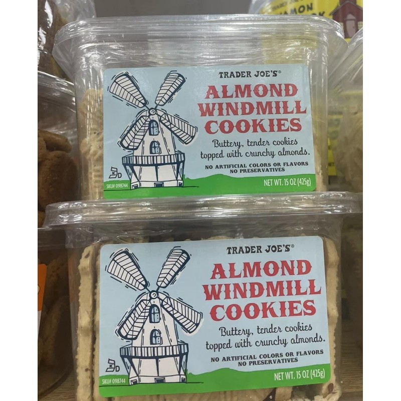Trader Joe's 2 Pack Trader Joe's Almond Windmill Cookies