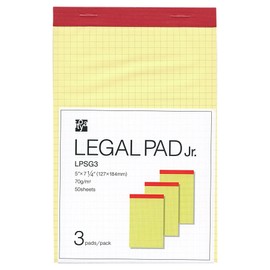 Itoya Legal Pad Jr. 3 Pack Square