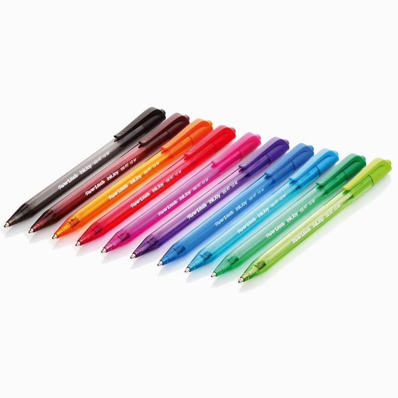 Paper Mate InkJoy 100RT Retractable Ballpoint Pens | Medium Point