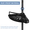 HAA Strong Shower Storage Caddy,SturdyTension Corner Pole Caddy,Commercial Grade Rustproof