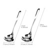 2PCS Fat Skimmer Spoon, Fat Separator for Cooking Ladle Strainer