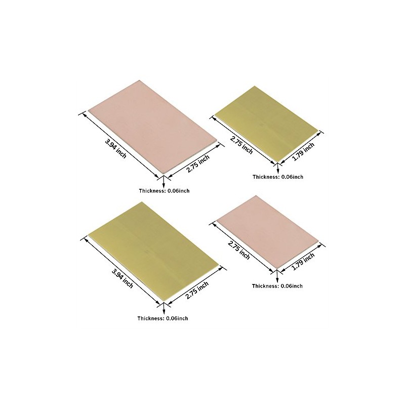Copper Clad PCB, 20pcs DIY Double Side Copper Clad and