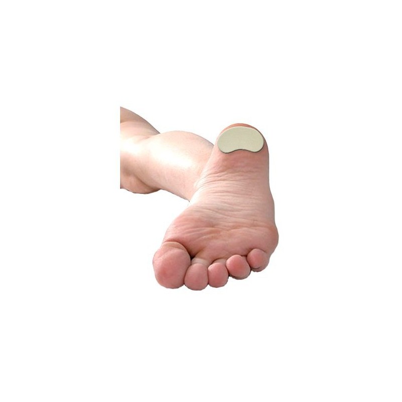 Atlas Biomechanics Moleskin Ball of Foot Pads, Kidney Shaped, 100