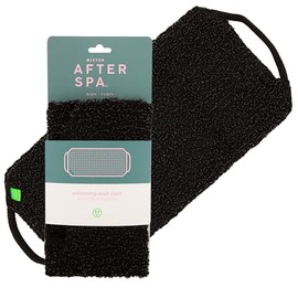 AfterSpa Exfoliating Wash Cloth, Black, 1 Wash Cloth